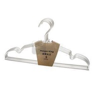 Syllere - 【5個】鋁合金衣架，金屬晾曬褲架，掛衣服無痕太空鋁制，晾衣架，曬衫架，乾濕兩用，41CM