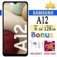 Samsung Galaxy a12 / A12 (2021) RAM 6GB ROM 128GB FULLSET Bergaransi - PROMO