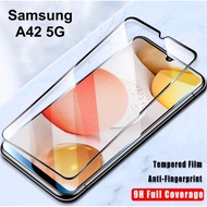 F Full Screen Glass Film Samsung galaxy A42 Tempered Shockproof A42 (Sent From Thailand)