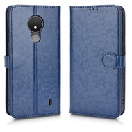 For Nokia C21 Phone Case Flip Wallet PU Leather Nokia C21 Casing Shockproof Bracket Back Cover