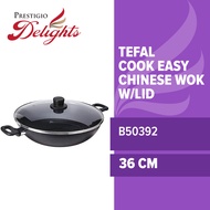 Tefal Cook Easy Chinese Wok 36cm w/lid B50392