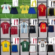 Spain Mec World Cup Asian Football Marl Jersey Argentina Jersey Children's Clothing Portugal Luo 202