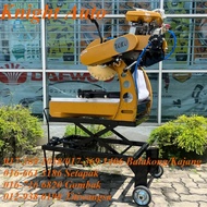 TOKU TBS350E Masonry Cutter, 14″ Diamond Blade, Cutting Depth 127mm, Petrol Engine: Robin EY20D L001