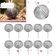 WINTE 10pcs Bonsai Baskets, Stainless Steel Fertilizer Tool Gardening Fertilization Baskets, Durable