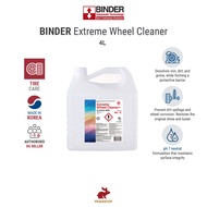 4 Litre BINDER Korea Extreme Wheel Cleaner + by Fireball Tire Rim Cleaner Acid Free Brake Dust Iron 
