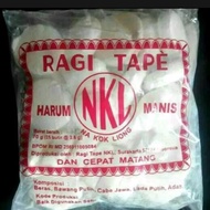 RAGI TAPE/RAGI KETAN/ RAGI TAPE SINGKONG / RAGI ASLI isi 25pcs