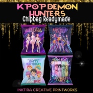 [READYMADE] Party Chip Bag / Goodies Gift Bag / Birthday Goodies Pack | Theme Kpop Demon hunters