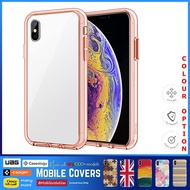 (Mobevo) JETech Case iPhone Xs and iPhone X, Shock-Absorption Bumper Cover, Anti-Scratch Clear Back 