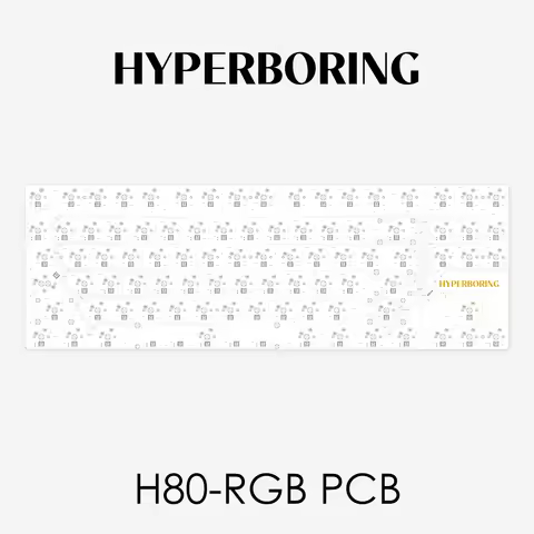 H80 RGB TKL keyboard Wired Hotswap PCB F13 key compatible with Suit80 and Tiger 80 case