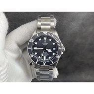 Tudor Men's High End Fashion Casual Sports Watch Black Dial Stainless Steel Strap Luxury Men's Wrist Watch Automatic Mechanical Watch Men