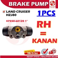 S2U Rear Wheel Brake Pump Toyota Land Cruiser HZJ80 Cylinder Hydraulic Brake Part Pam Brek Belakang 