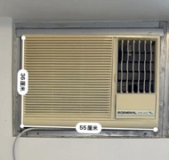 珍寶窗口式1.5匹冷氣機  General super wave window type aircon 1.5hp