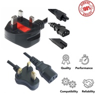 3 PIN 1.8M/3M 500W 2500W Malaysia UK Power Plug Wayar Power 13A Fuse Monitor Rice Cooker Power Suppl