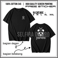 DJ Panda Distro Black T-Shirt - Sizes SML XL XXL - Unisex - Free Sticker