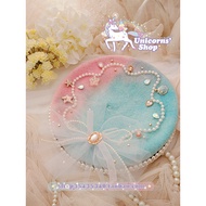 [Xianmei☆] Mori Series lolita Ocean Treasure Dream Jellyfish Happy Dance Beret Hat Bow Hat