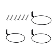 3Pcs 6 Inch Ball Holder Display Wall Mount for Basketball Football Volleyball,Ball Storage for Garag