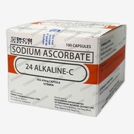 ln stock❀∈☽24 Alkaline C Vitamin by Emcore 24 Alkaline C Vitamin 100 Capsules per box AUTHENTIC - 1
