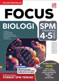 [Sbook] Buku Rujukan SPM 2025 : Focus SPM Tingkatan 4 & 5 KSSM - Pelangi