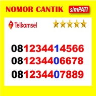 [TERMURAH] Kartu Perdana Nomor Cantik Simpati 081234 I 08123456