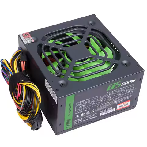 Computer Power Supply Silent Gaming PC Power Supply 2 SATA Power Supply Module Six Protection 8 CPU 
