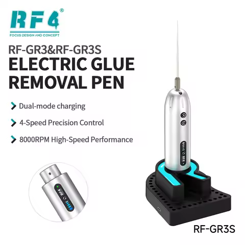 RF4 RF-GR3&RF-GR3S Electric Glue Removal Pen 4-speed Adjustment for Mobile Phone Motherboard IC CPU 