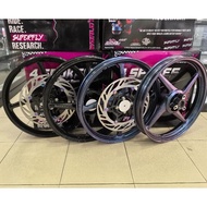 SUPERFLY SUZUKI BELANG 150 RAIDER 150 FI GSX-R150 1.60/185 -17 4 LEG PROJECT X SPORT RIM WITH FRONT 