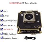 8160 x 6120 IMX766 50MP USB2.0 Camera Module PDAF High Speed AF for Conference, Live Streaming UVC F