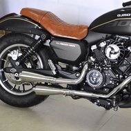 SRV250 modified HA retro exhaust, low and thick, high rotation without breaking sound, single side a