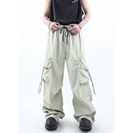 Plain Large Pockets Cargo Pants For Men Streetwear Tide Cargo Pants For Women Retro Plus Size Cargo Pants For Unisex Straight Cargo Pants For Couple