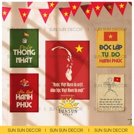 [September 2, National Day] Patriotic canvas paintings, Uncle Ho paintings, historical themed wall p