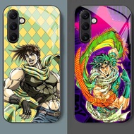 Jojo Bizarre Adventure Jonathan Joestar 03 Glass Phone Case For Samsung Galaxy A55 A54 A35 A36 A14 A