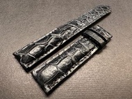 全新古董真鱷魚皮錶帶 20 x 18mm（For Vintage Rolex & Tudor) - VSL05723