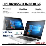 HP EliteBook X360 830 G6,13.3″ FULL HD Touch Screen Laptop, intel Core i5-8365U(8TH GEN)16GB RAM, WINDOWS 10PRO