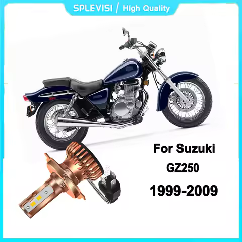 H4 9003 HB2 LED Motorcycle Headlight - offering with superior road coverage For Suzuki GZ250 1999 20