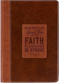 Christian Art Gifts Classic Journal Stand Firm in the Faith 1 Cor. 16:13 Inspirational Scripture Not