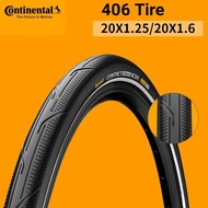 Continental Contact Urban Bicycle Tire 20 inch 20*1.25/1.6 20*2.0 BMX 406 Tire with Reflective Strip Wire Tire Spike-proof Tire