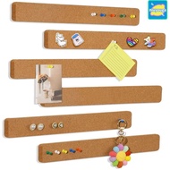 NIUYO Pushpin Cork Board, Removable Self Adhesive Self Adhesive Cork Board, Multifunctional Frameles