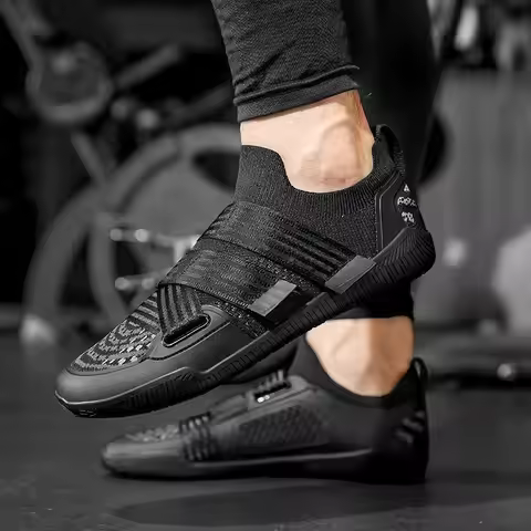 2026 New Luxury Weight Lifting Sneakers Breathable Men Weight Traini Squat Hard Pull Shoe Non-Slip G