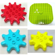 [Duplo Duplo] Gear Wheel Base Plate Bricks Large Particle Building Blocks [Lego Player★Genuine LEGO]