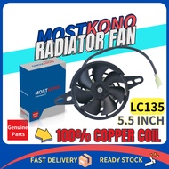 5.5 INCH KIPAS RADIATOR LC135 V1-V8 UNIVERSAL YAMAHA RADIATOR FAN Y15ZR STANDARD RS150 FZ150 COOLING