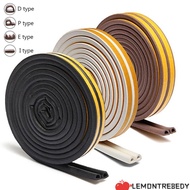 LEMONTRE8EDY 5/10m Window Door D/E/P/I Type Weather Strips Anti Collision Noise Insulation Foam