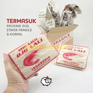 MIE LIDI MENTAH Grade A Ukuran Kecil dan Lebar Renyah ± 425 - 500 gram merek OJOLALI Depkes RI Packi