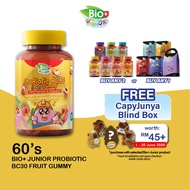 BIO+ JUNIOR PROBIOTIC BC30 FRUIT GUMMY WITH PREBIOTIC & VIT C 60'S HTM Pharmacy