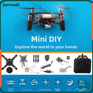 SERENDI DM002 Drone Aerial Model, Mini Multistyles Drone Quadcopter Assembly Toy, Plastic Aircraft A