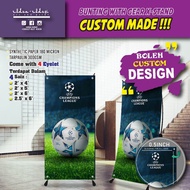 Bunting with Gear X-Stand 2’ x 6’Ft