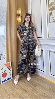 Baju Setelan Andin Crop Rayon Twill Premium // Terbaru Setelan Wanita Andin Rayon Twill Santai Kekin