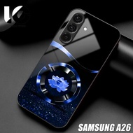 HP Casing SAMSUNG A26 Softcase SAMSUNG A26 Case Glossy Casing Shiny Glass Protector Mobile Phone Acc
