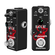 Mipoxube Black Rat Guitar Effects Classic Rat Distortion Pedal DIST III 3rd Generation for Electric 
