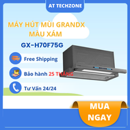 Máy Hút Mùi GrandX GX H70F75G Màu Xám - Điều Khiển Cảm Ứng - Tiết Kiệm Điện Inverter