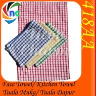 NC 418AA Checkered Patern Face Towel/Tuala Muka/面巾 (100% cotton)
